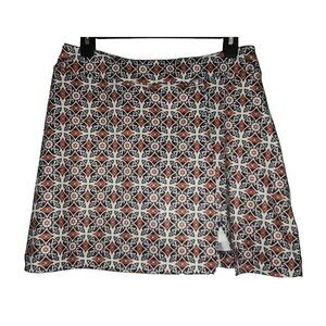 Oxford Golf Pattern Gold Skirt (skort)